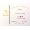 2 Colors Certificate (1 Position Foil Stamp & 1 Color Engraved & Burnished)